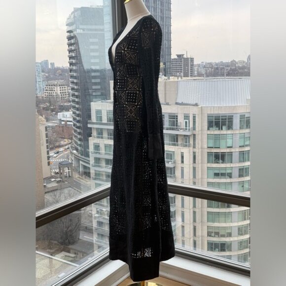 🆕 SIR THE LABEL 🧿 NWOT Rayure Long Sleeve Crochet Maxi Dress, Sz 1 US 4 - Picture 9 of 16